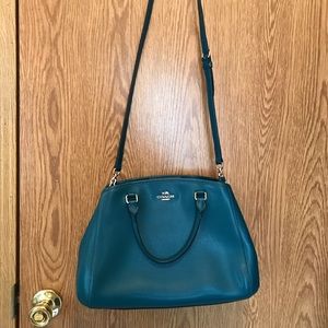 Turquoise Coach Purse